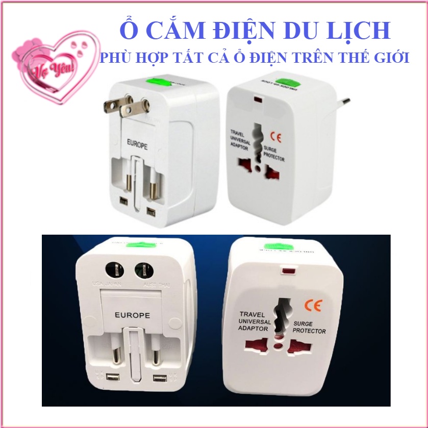 Ổ Cắm Đa Năng Du Lịch Honeys ECO-TV1