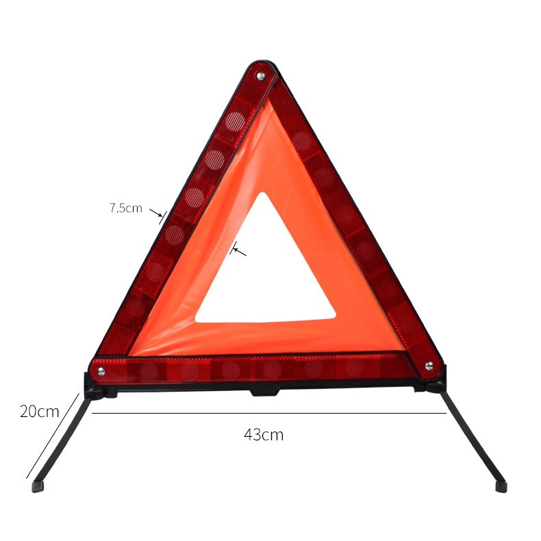 Biển Cảnh Báo Nguy Hiểm Hình Tam Giác Màu Phản Quang Có Thể Gập Gọn Tiện Dụng Cho Xe Hơi 4 By-377
