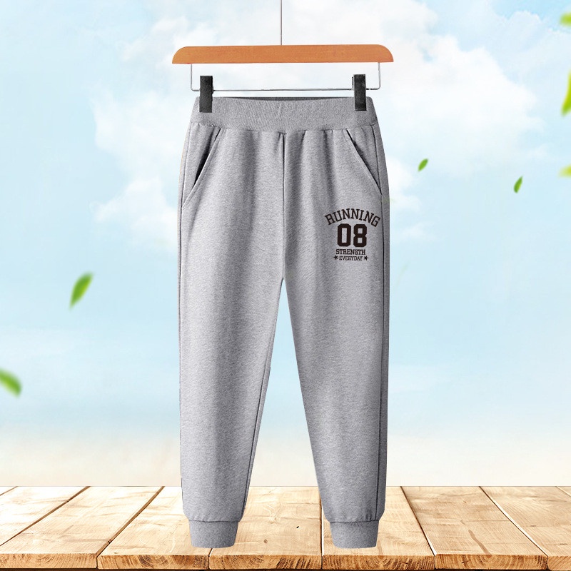 Quần nỉ bé trai 14-45kg, quần dài thu đông cho bé trai 4-15 tuổi RUN08 chất nỉ dày dặn, hàng may kĩ.RUN08