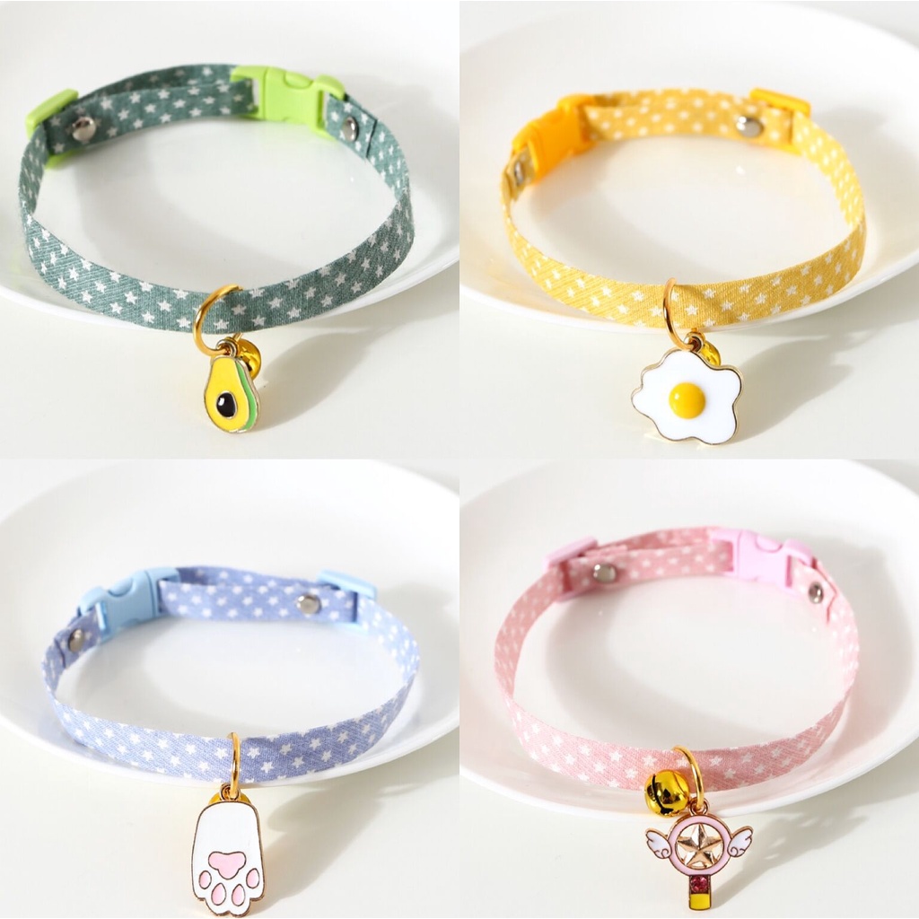 Vòng Cổ Nylon Hình Trái Bơ Màu Sắc Ngọt Ngào Có Thể Điều Chỉnh Được Cho Thú Cưng 27