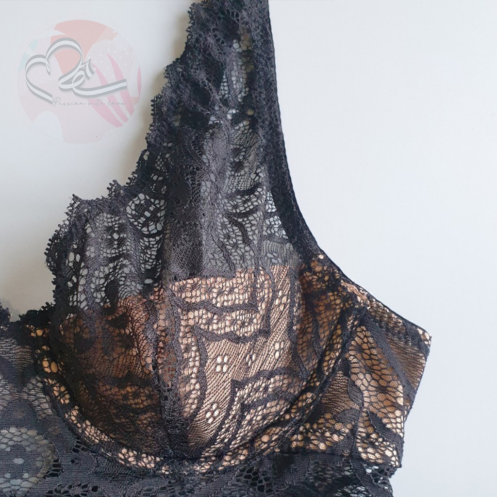 Đầm ngủ cup đẩy nâng ngực voan BodyFlirt quyến rũ xuất khẩu Anh