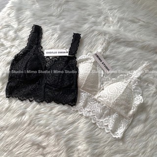 Set áo croptop + bra + cvay