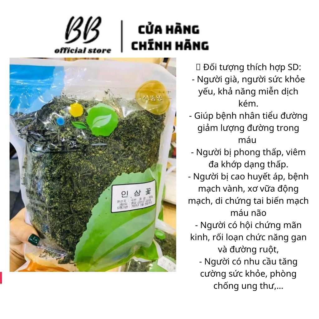 Trà hoa sâm hàn quốc giảm cân dễ ngủ đẹp da 500g chính hãng | BigBuy360 - bigbuy360.vn