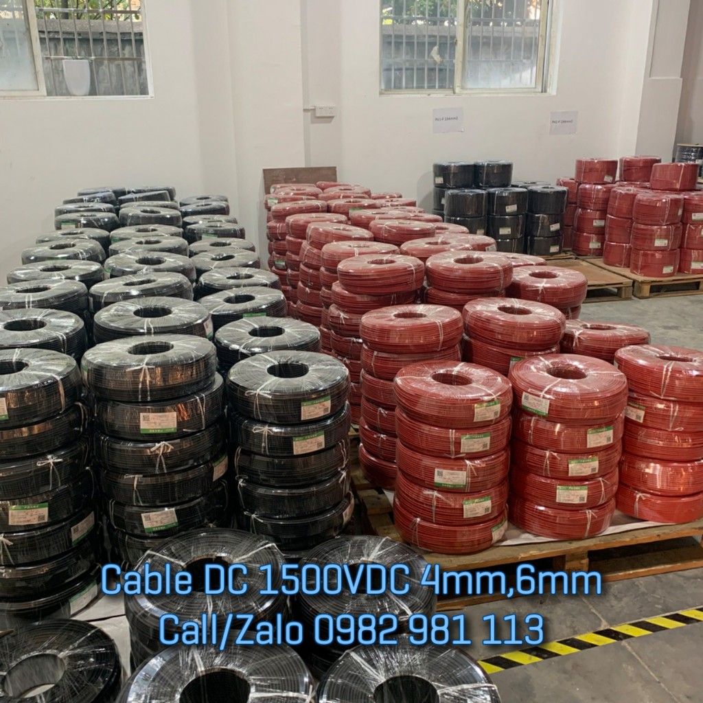 Dây cáp điện chuyên dụng năng lượng mặt trời Solar Cable PV1-F 4.0mm2 100m