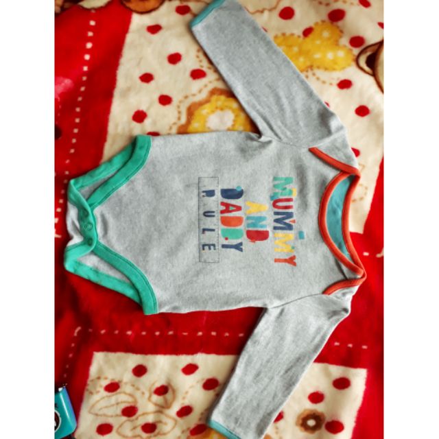 Bodysuit dài tay bé trai