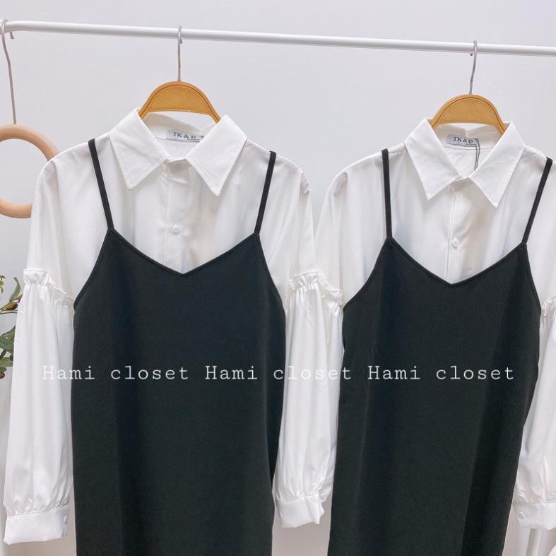 Váy yếm hai dây chân xoè đuôi cá hàng chất đẹp (váy rời ko kèm áo) Mã VY01 👗 *