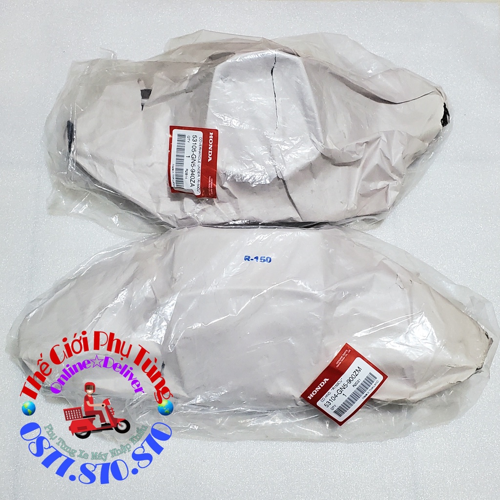Bộ ốp đầu Dream thái zin honda thái lan - 53104-GN5-900ZM/ 53105-GN5-940ZA