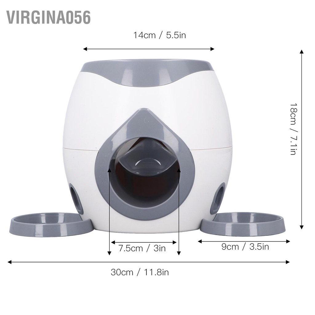 Có thể bán buôn Máy phóng bóng tự động cho chó ném quần vợt với 2 cây để huấn luyện Virgina056 Hàng giao ngay