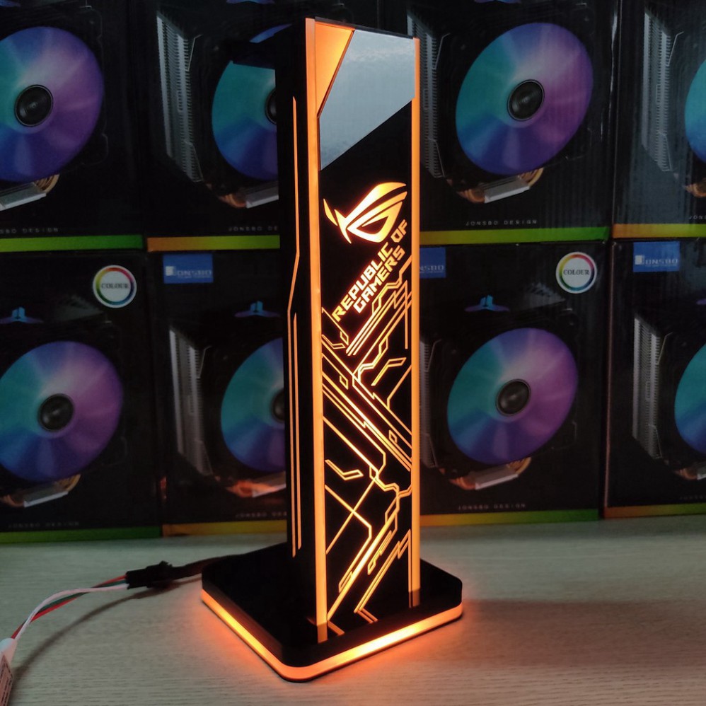 💥  Giá treo tai nghe Gaming Logo ROG Pro Led RGB, tặng kèm bộ khiển màu led