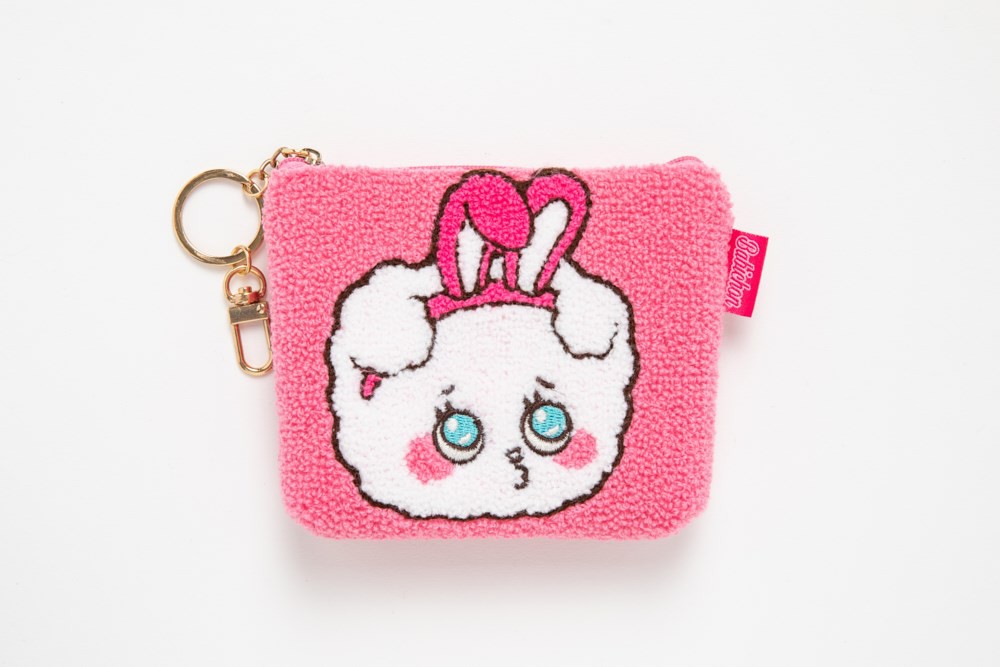 Túi Lông ARTBOX Hàn Quốc Hình Bichon Đáng Yêu Tiện Dụng Để Đựng Mỹ Phẩm Màu Hồng