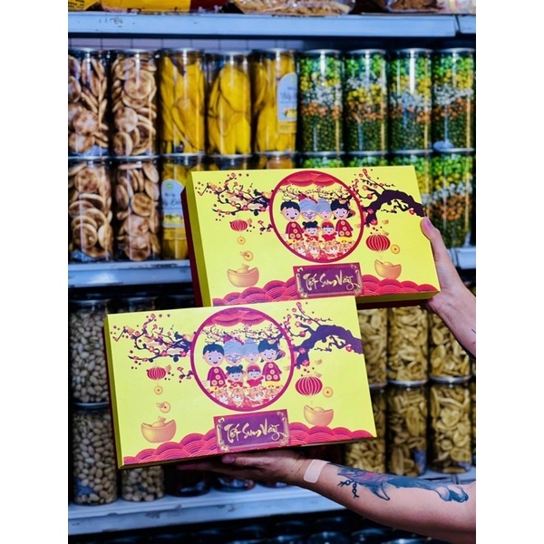 Set quà tết - Set 8 hộp mứt Phiên bản tết 2022  ⚠️Lẻ = Sỉ ⚠️[FREE SHIP]TỪ ĐƠN 50K, [Loại Đặc Biệt] Hàng ngon nhà làm | BigBuy360 - bigbuy360.vn