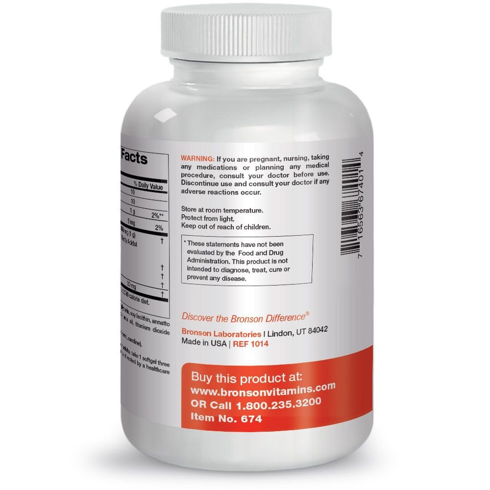 Organic Vitamins Omega 3 & CoQ 10 - 60 viên Mỹ - Bổ mắt, tim mạch | BigBuy360 - bigbuy360.vn