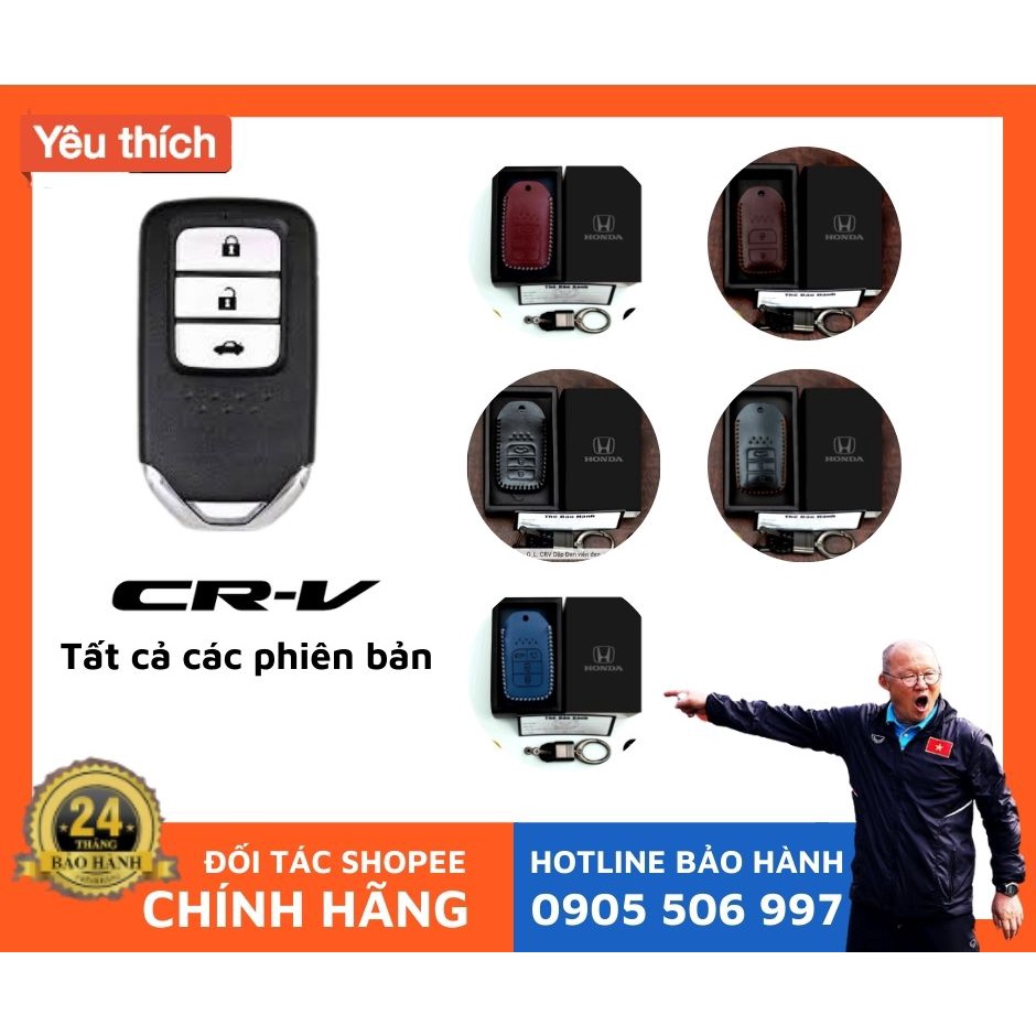 Bao Da Chìa Khóa Ô tô Honda CR-V (Tất cả các phiên bản) - Cam kết Bảo hành da thật 100%