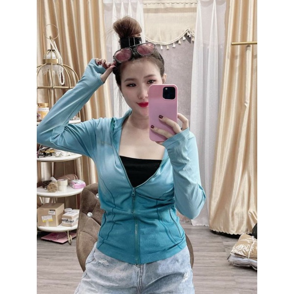 [Size M L XL] New!!! Áo Khoác Nữ Loang Màu Cao Cấp Hàng Nhập. Áo khoác Thể Thao Nữ Mẫu Mới [L22] &amp; [3MPQ]