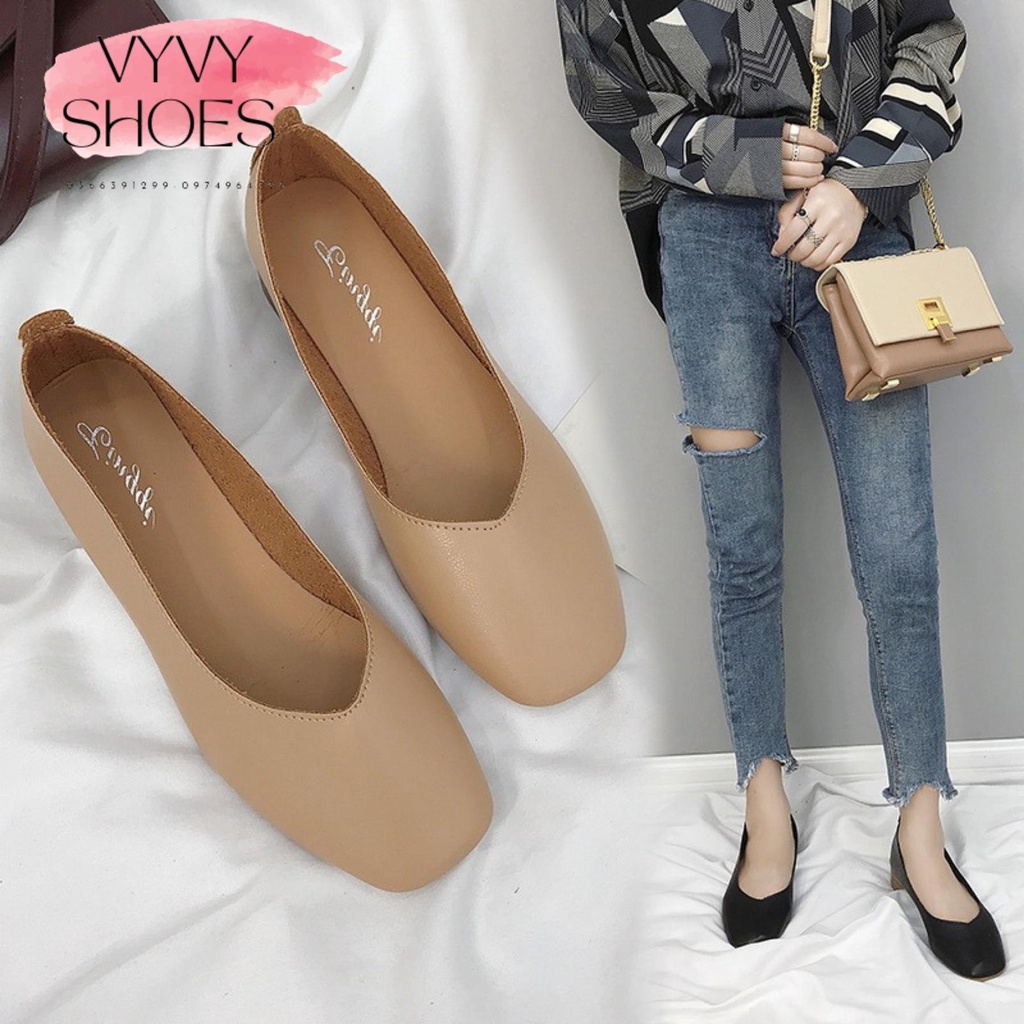 GIÀY NỮ DA MỀM, GIÀY CÔNG SỞ NỮ VYVY SHOES19