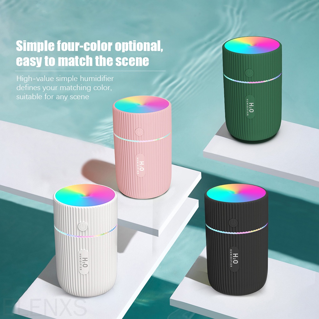 Máy phun sương tạo độ ẩm phát đèn led cao cấp đa năng 2W 220ml