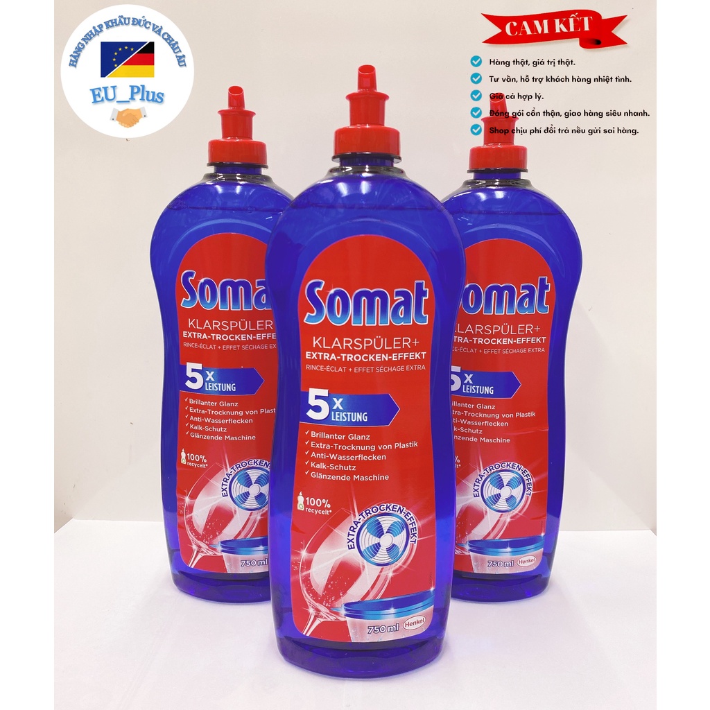 Nước Làm Bóng Chén Bát Somat 750ml Đức