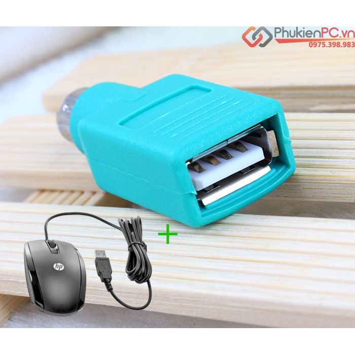 Đầu chuyển PS/2 sang USB cho chuột máy tính