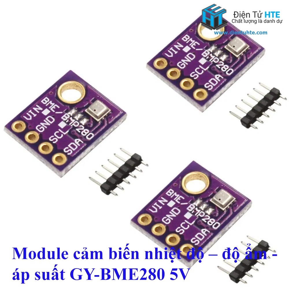 Module cảm biến nhiệt độ – độ ẩm – áp suất GY-BME280 5V [HTE Quy Nhơn CN2]