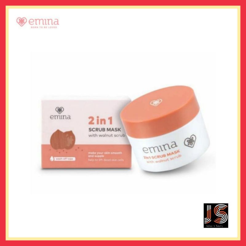 (hàng Mới Về) Mặt Nạ Tẩy Tế Bào Chết Emina 2 Trong 1 50ml