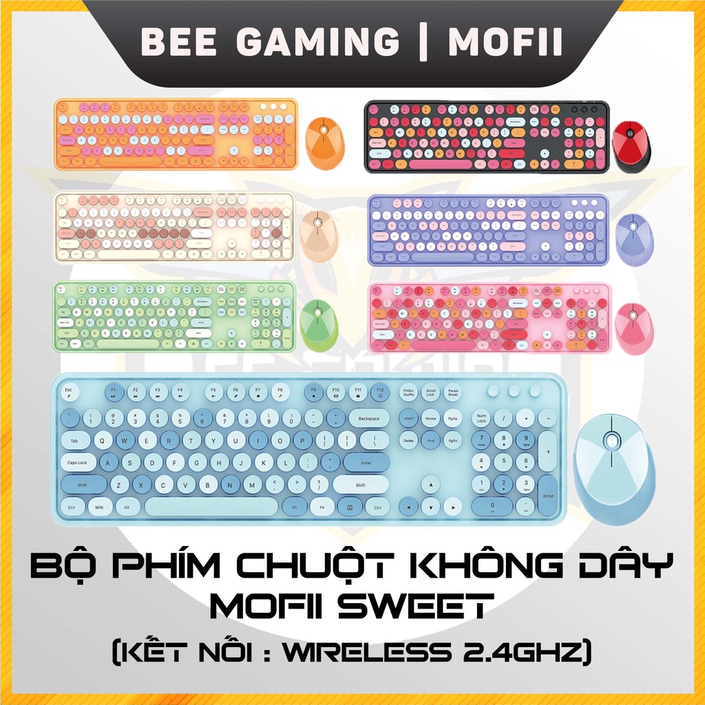 Bộ bàn phím và chuột không dây MOFII - Sweet Mixed