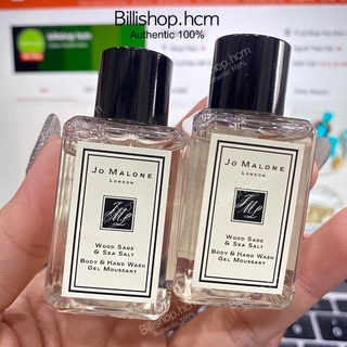 Minisize 15ml - sữa tắm/gel jo malone body & hand wash gel moussant