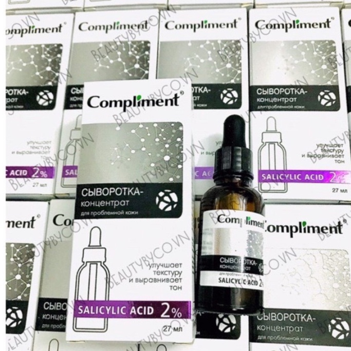Serum se khít lỗ chân lông Serum Compliment giảm mụn mở thâm kiểm soát dầu giảm nhăn dưỡng trắng da[Tặng máy masage mặt]
