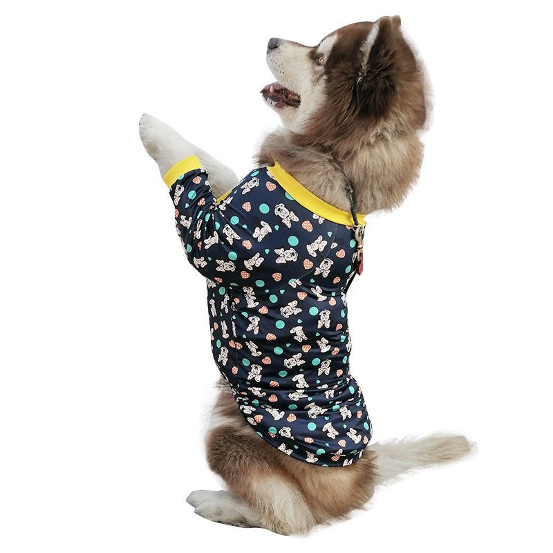 Quần áo cho chó Con lớn Golden Retriever Samolabrador Xuân hè Huskies German Shepherd Trung bình Kiểu dáng mỏng