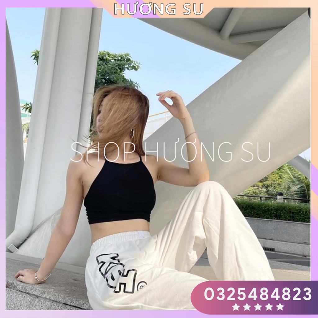 quần jogger trắng In Chữ &quot; kish &quot; (PVN2715)  -HƯƠNG SU
