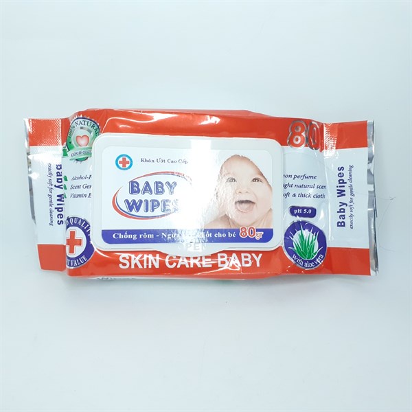 Khăn giấy ướt Gold Baby Care / Baby Wipes 80 tờ