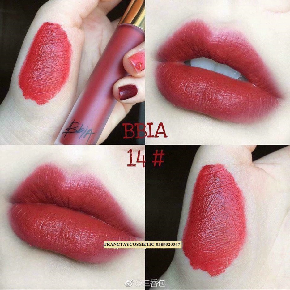 Son BBIA LAST VELVET LIP TINT VER 3 màu 14