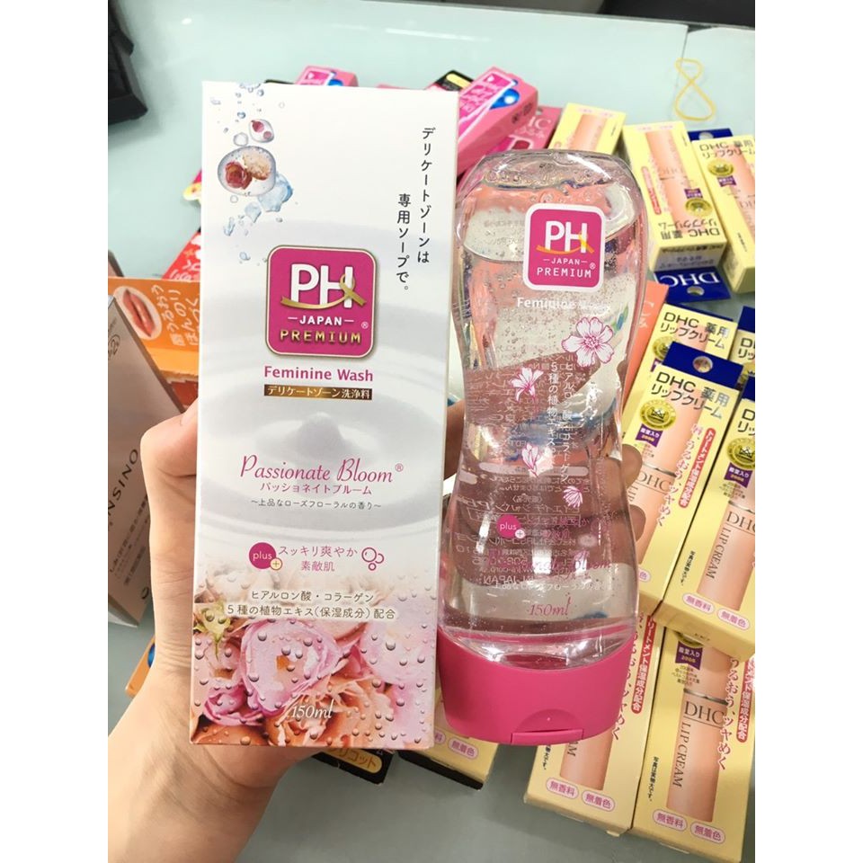 DUNG DỊCH VỆ SINH PHỤ NỮ PH CARE NHẬT PRREMIUM PASSIONATE BLOOM 150ML CHÍNH HÃNG - 5513