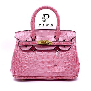 Túi xách nữ cao cấp vân cá xấu size 20cm tặng khăn quấn P21 - PING SHOP