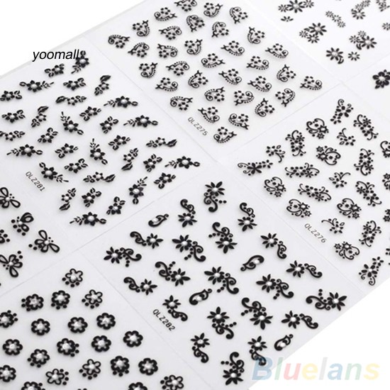 [Hàng mới về] Bộ 30 tờ giấy dán trang trí móng tay nghệ thuật