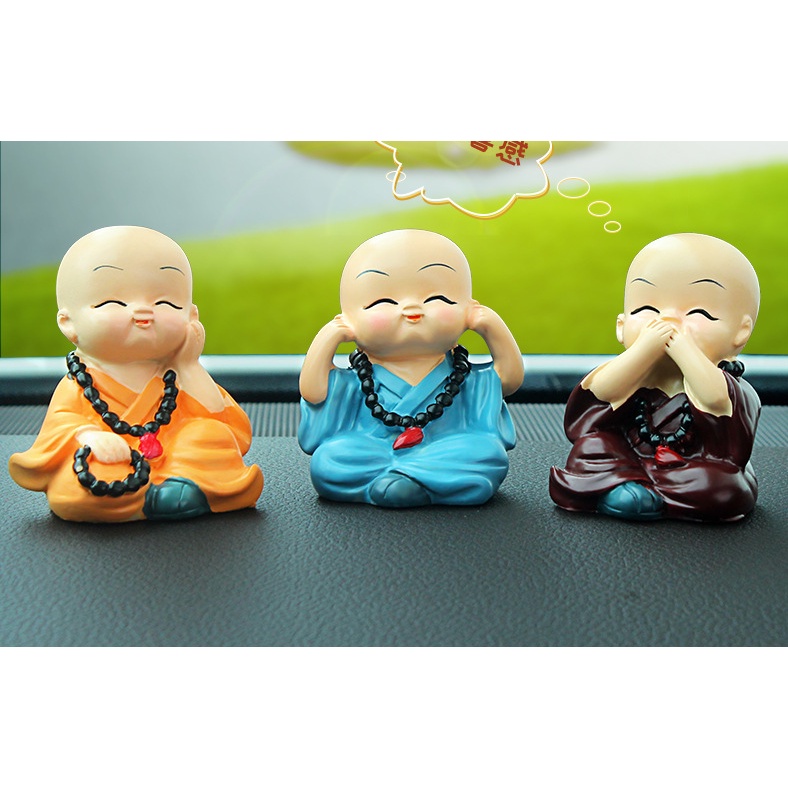 Set tượng tứ không đeo chuỗi hạt trang trí taplo ô tô, táp lô xe hơi - D&A Shop
