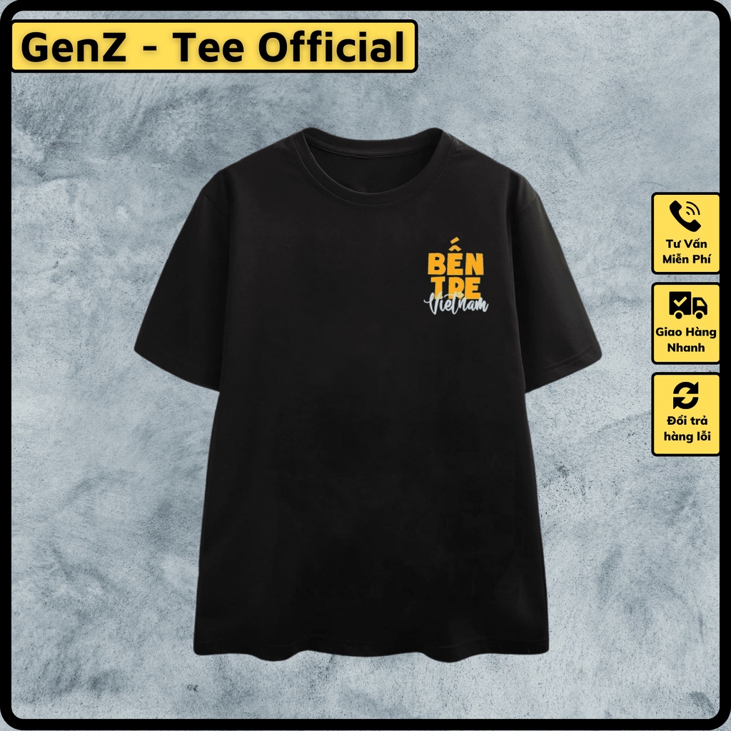 Áo Thun Local Brand Tỉnh Bến Tre, Áo 63 Tỉnh Thành Nam Nữ Form Rộng Unisex Genz Cá Tính