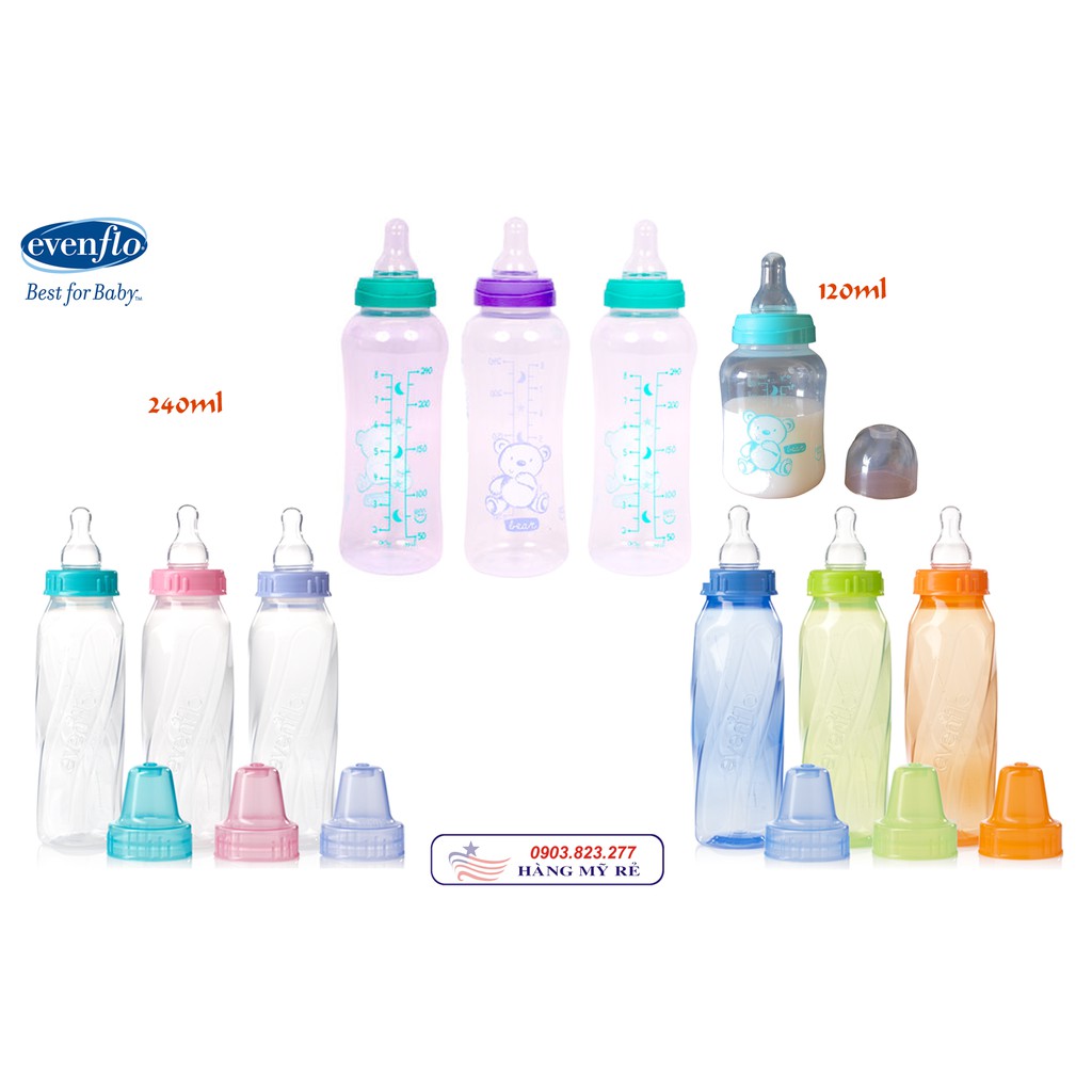 Bình Sữa Cổ Thường Evenflo