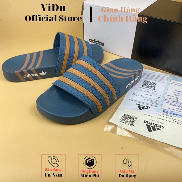 Dép nam thời trang Adidas ViDu 21150 mẫu mới hai màu  sành điệu, cá tính, bền bỉ