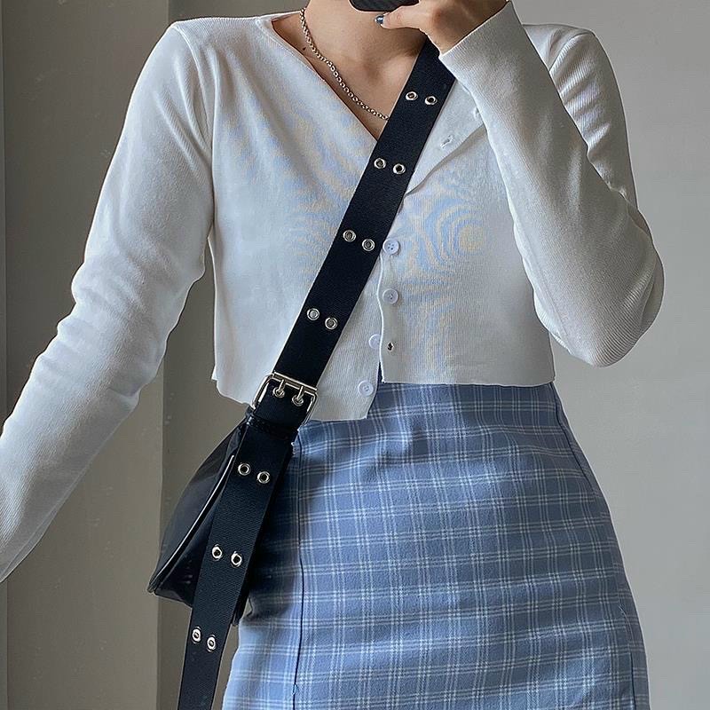 TÚI TOTE MINI ĐEO CHÉO DÂY NHIỀU KHOEN, VẢI BỐ TRƯỢT NƯỚC CAO CẤP