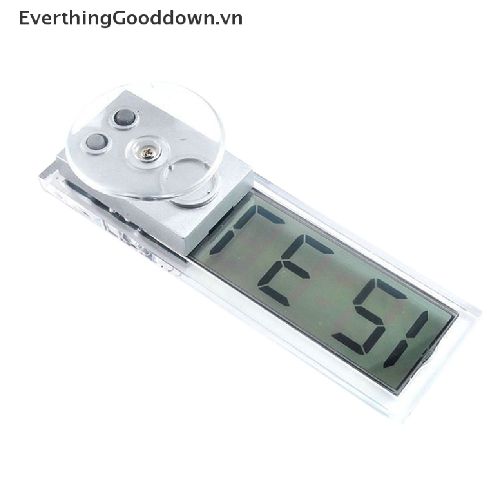Everthingood Đồng Hồ LED Điện Tử Mini Hiển Thị Màn Hình Kỹ Thuật Số Có Giác Hút