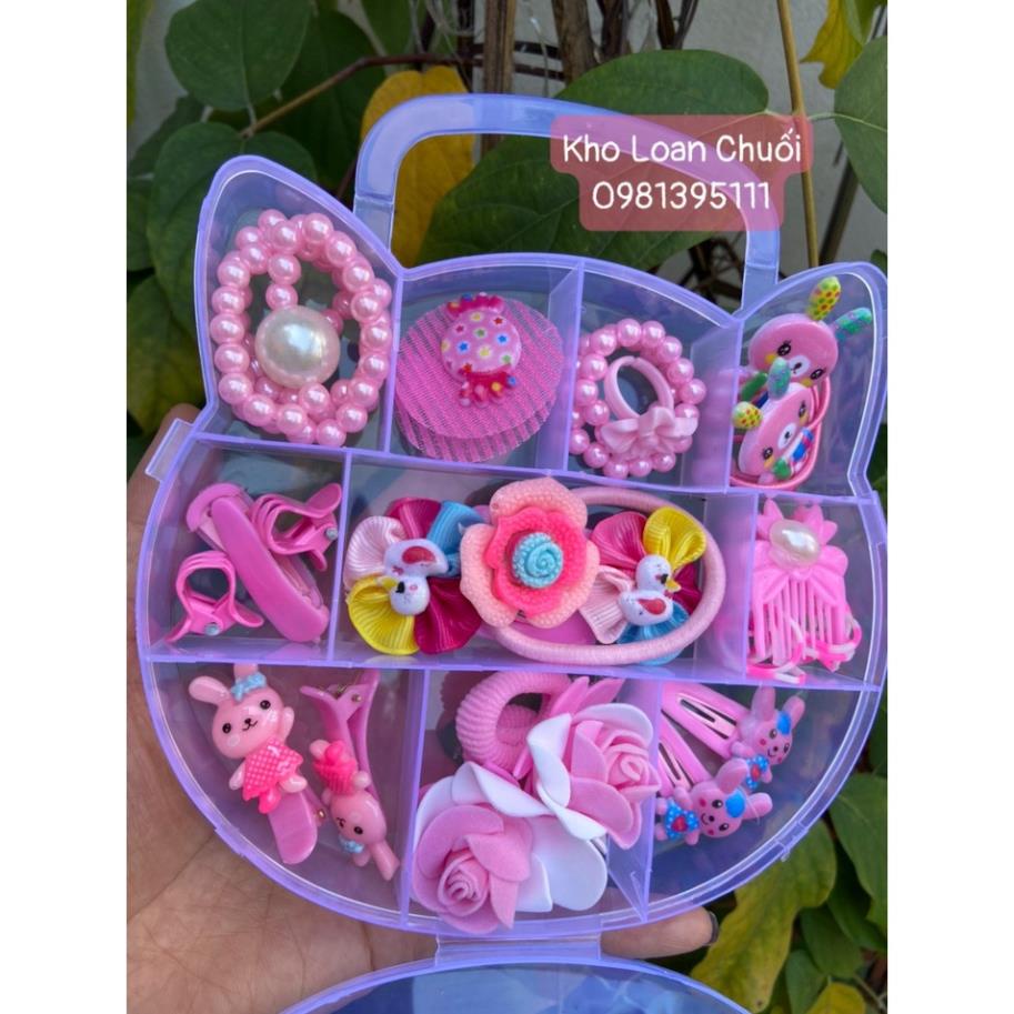 HỘP BUỘC TÓC HELLO KITY CHO BÉ- TOYS89- TOYS89