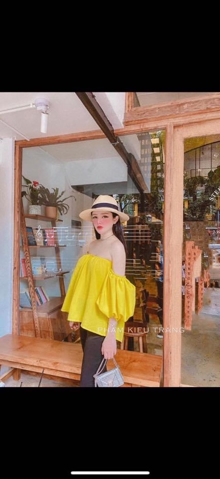 Áo trễ vai tay bèo