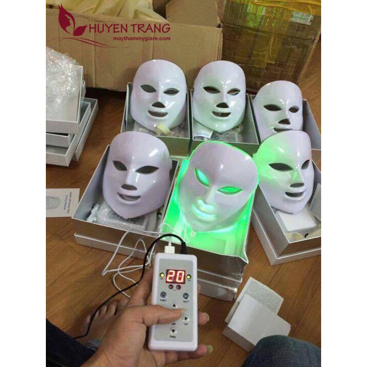 Mặt Nạ Ánh Sáng Sinh Học 7 Màu BioLed KM-7P - Thẩm Mỹ Huyền Trang NANOCEE
