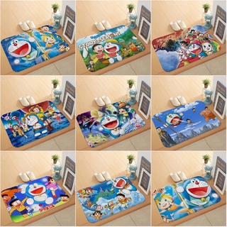 Thảm chùi chân chống trượt họa tiết Doraemon đáng yêu tiện dụng 40x60cm
