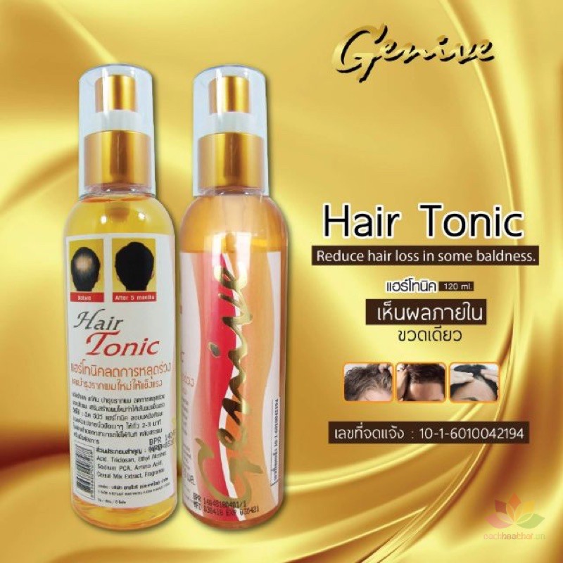 [ HCM SỈ ] Xịt mọc tóc GENIVE HAIR TONIC THAILAND CHÍNH HÃNG