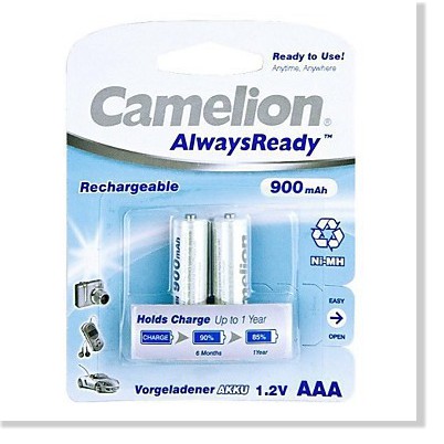 Pin Sạc Camelion AAA 900mAh D900 (pin sạc 3A)