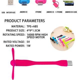 Quạt mini 2 cánh cổng USB