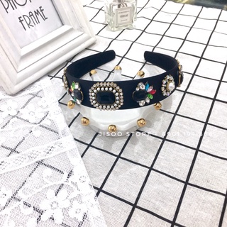 Bờm Tóc Đính Đá Hoa To - PKT0041