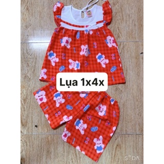 bộ lụa xinh bé gái tự chọn
