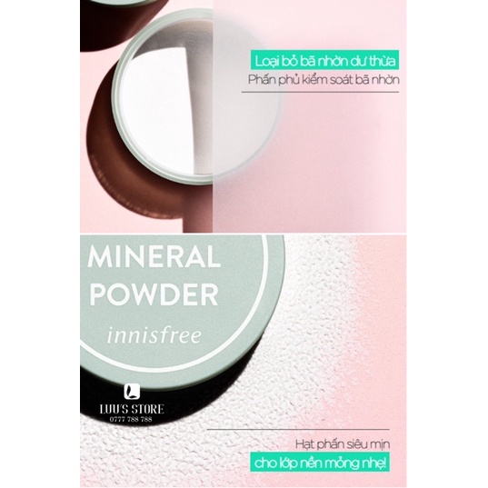 Phấn Phủ Bột Innisfree No Sebum Mineral Powder 5g